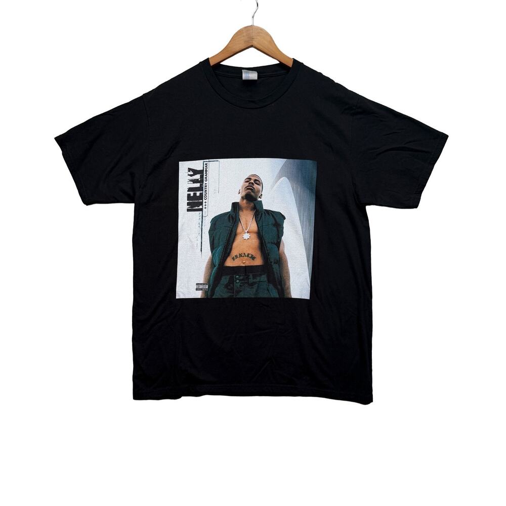 Rare Vintage Nelly Ride Wit Me Promo T-Shirt Rap Tee Dope Hip Hop sz L